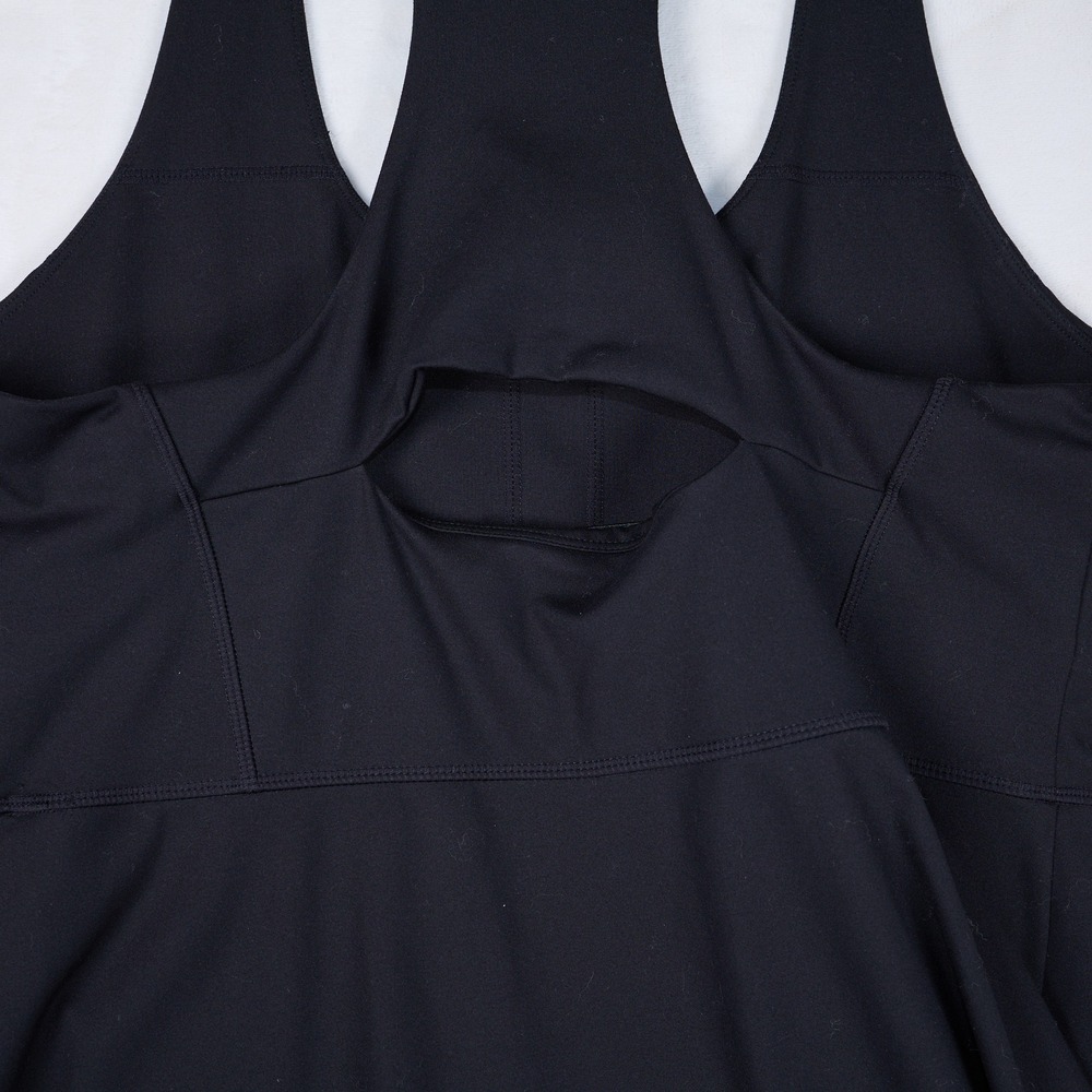 NOT AVAILABLE Z by Zella Womens Black Racerback Athletic Dress with Built-in - Picture 8 of 11